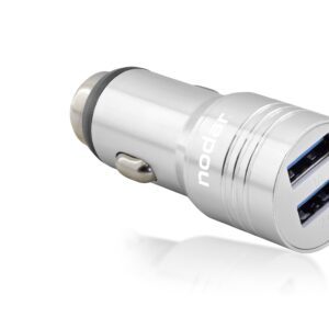Araç Şarj Adaptörü 2X Usb 3.4A Metal - Gümüş ND1075