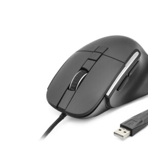 7D Ergonomi̇k Kablolu Ofi̇s Mouse 3600 Dpi - Siyah ND1209B