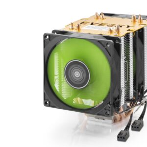 Cpu İşlemci Kule Tipi Soğutucu 500 Serisi Üç Fanlı 4 Bakır Borulu - Siyah ND2603