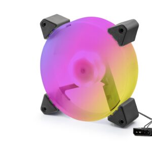 Kasa Fanı 5. Nesil Rgb 12 Cm - Siyah ND2664