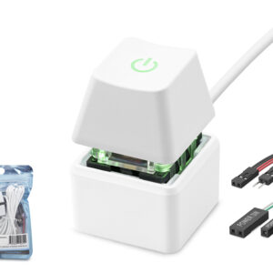Masaüstü Bilgisayar Rgb Power Tuşu On/Off Switch Beyaz ND2810