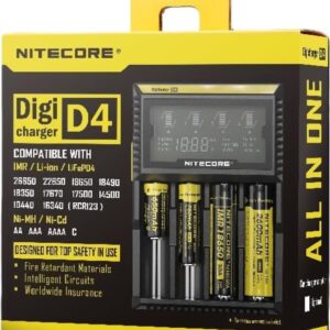 D4 Digi Charger Li-ion / NI-CD / NI-MH / LifePO4 Dijital Pil Şarj Cihazı