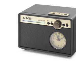 Bluetooth Nostaljik Hoparlör Fm Retro Saatli 187 X 137 X 130 Cm NS882BT