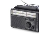 Bluetooth Solar Panelli Fm Radyo Usb Tf Nostaljik Hoparlör - Siyah NS9951BTS