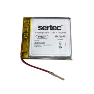 503337 3.7V 750 mAh Li-Polymer Pil (Devreli/1.5A)