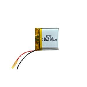 582728 3.7V 400 MAh Li-Polymer Pil (Devreli/1.5A)