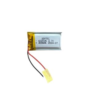 602035 3.7V 400mAh Li-Polymer Pil (Devreli/1.5A)