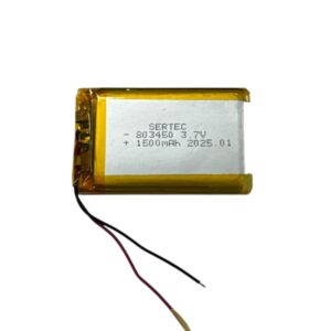 803450 3.7V 1500mAh Li-Polymer Pil (Devreli/1.5A)