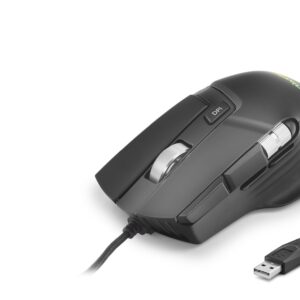 X13 Mouse 12400 Dpi 10 Tuş Makro 1000 Hz Rgb - Siyah